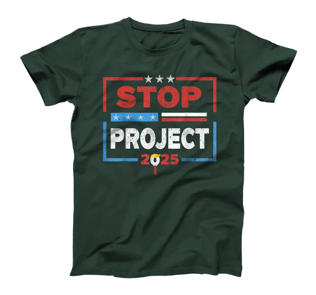 Stop Project 2025 Anti Trump T-Shirt