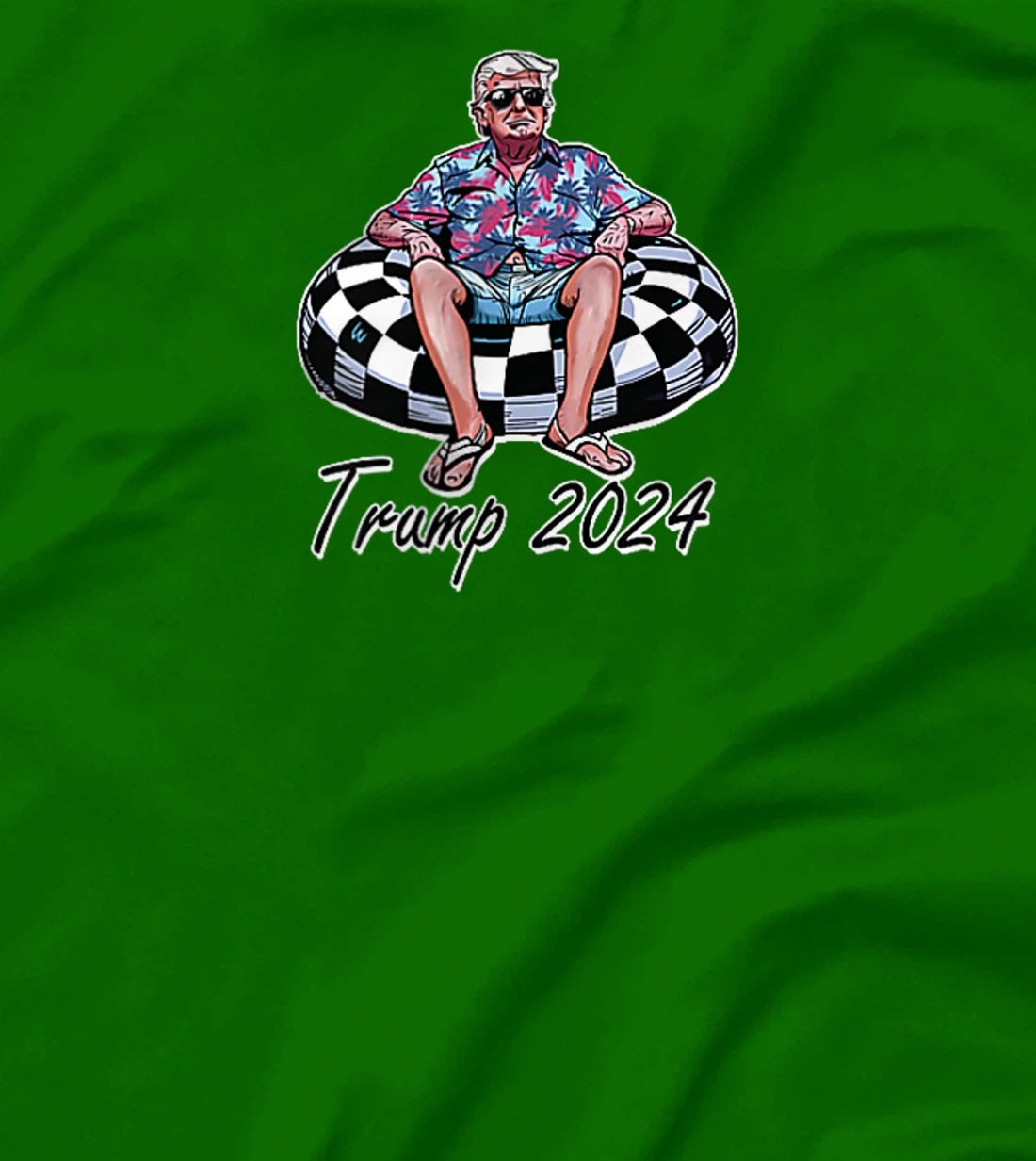 Chillin Like A Felon Funny Trump Summer 2024 2 Sided T-Shirt