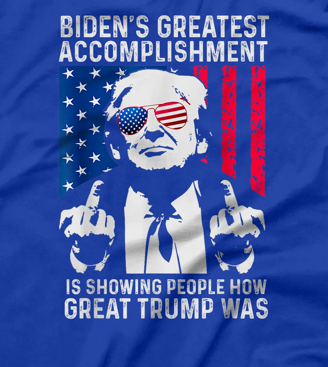 biden s greatest accomplishment, funny trump retro T-Shirt