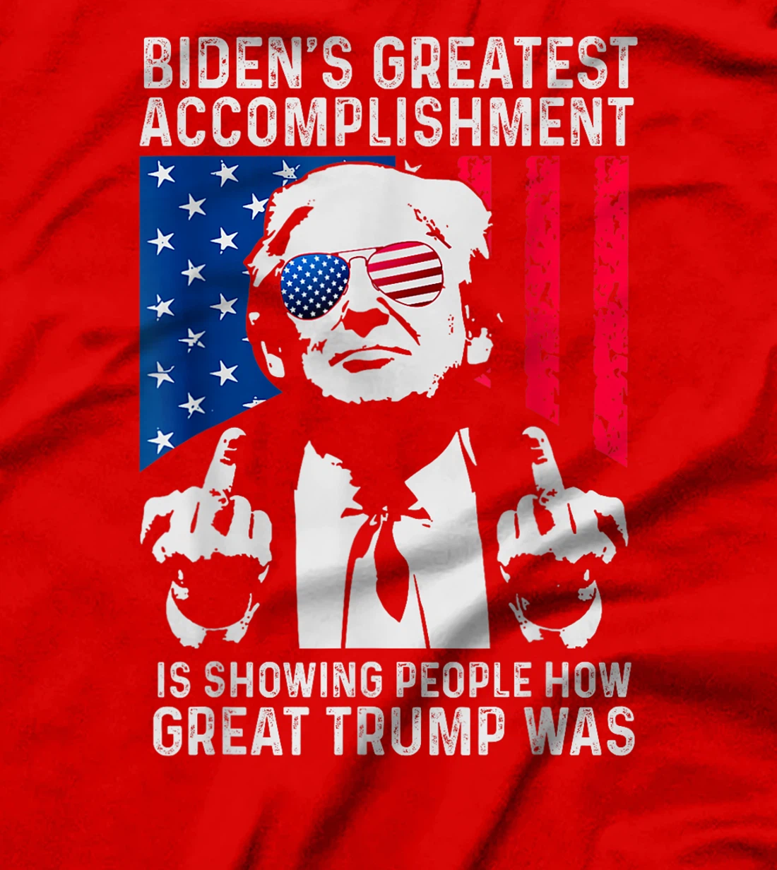 biden s greatest accomplishment, funny trump retro T-Shirt