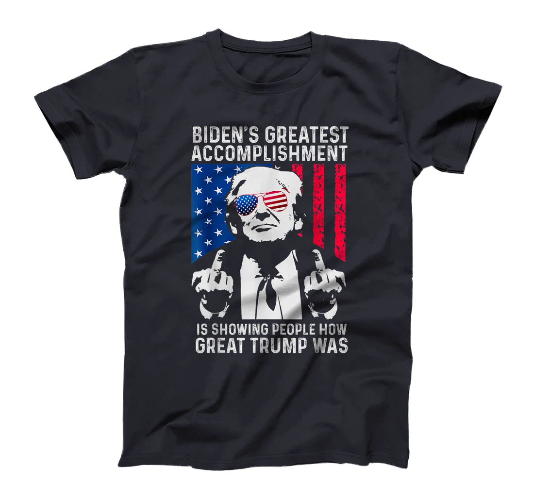 biden s greatest accomplishment, funny trump retro T-Shirt