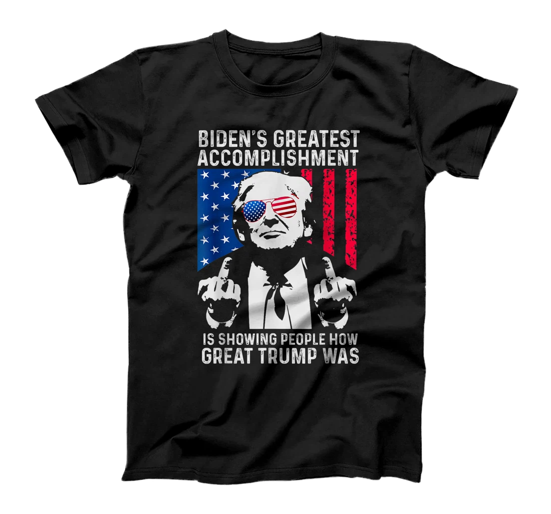 biden s greatest accomplishment, funny trump retro T-Shirt
