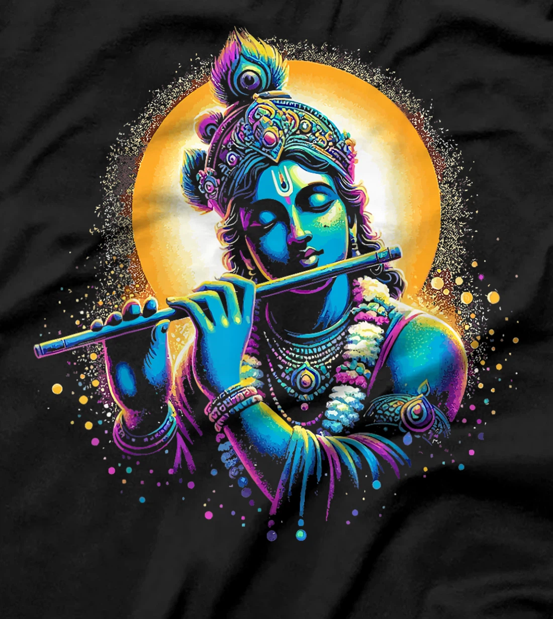 Womens Lord Shri Krishna Hindu God Lord Shri Krishna Lover Devotee T-Shirt
