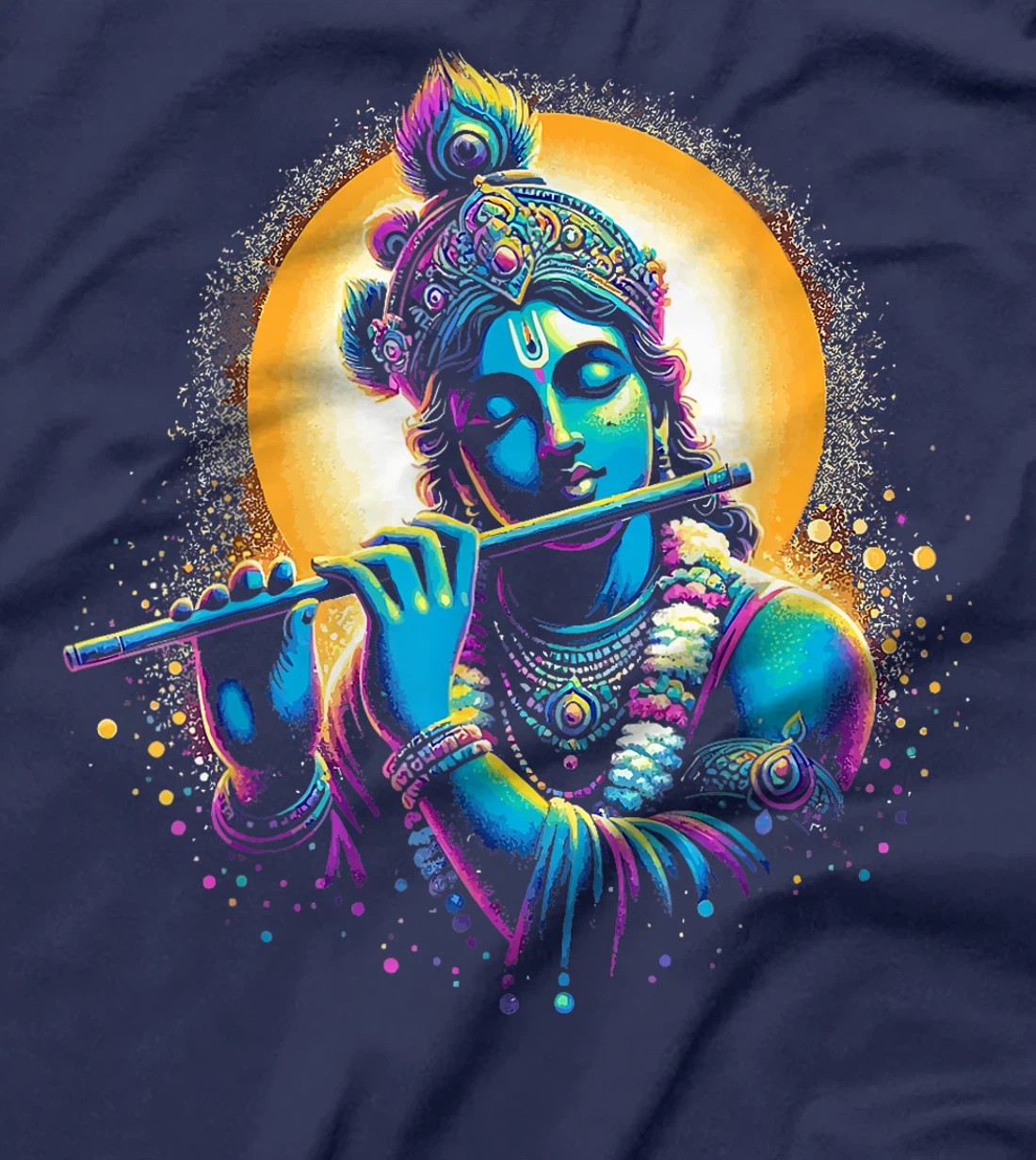 Womens Lord Shri Krishna Hindu God Lord Shri Krishna Lover Devotee T-Shirt