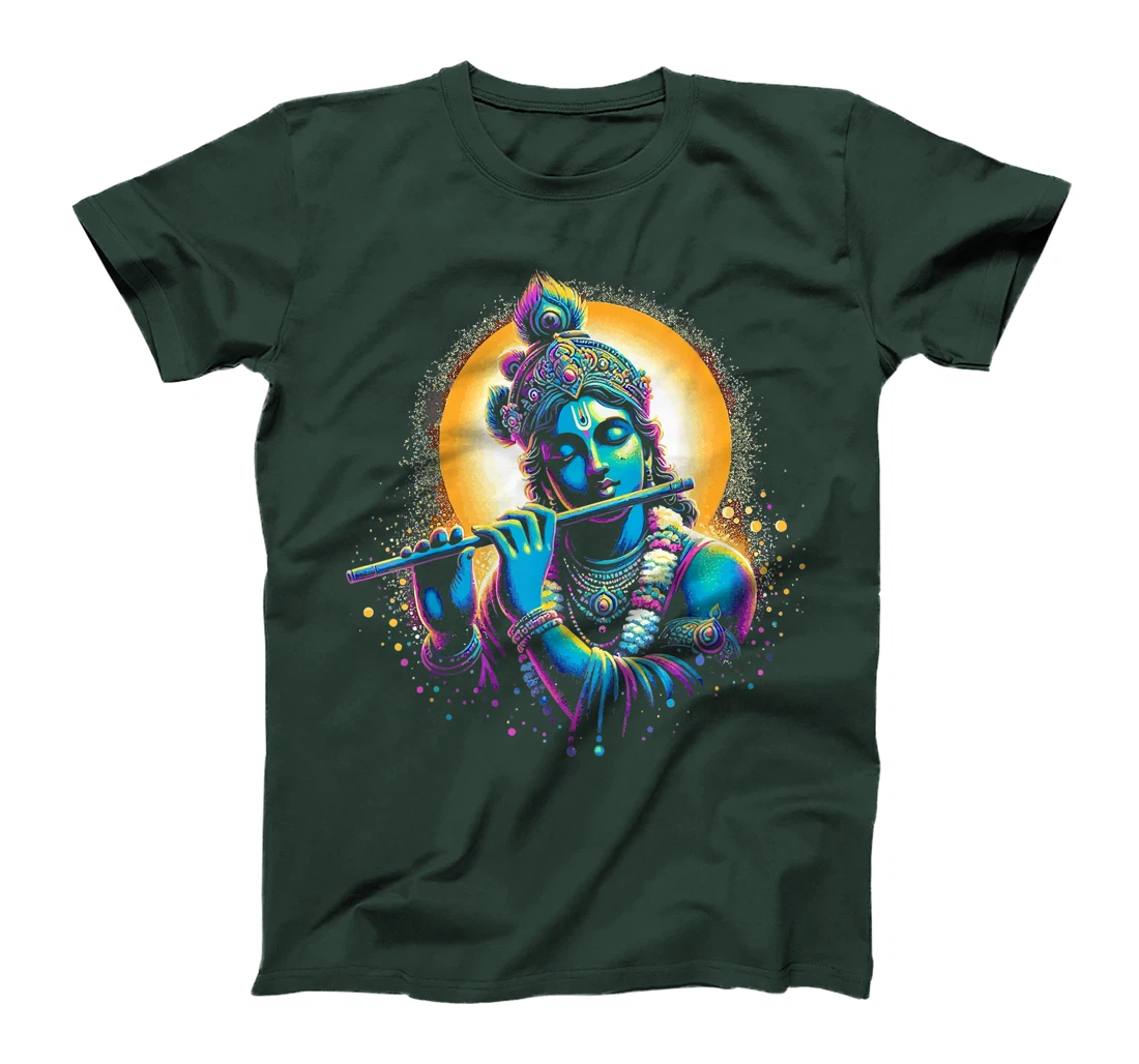 Womens Lord Shri Krishna Hindu God Lord Shri Krishna Lover Devotee T-Shirt
