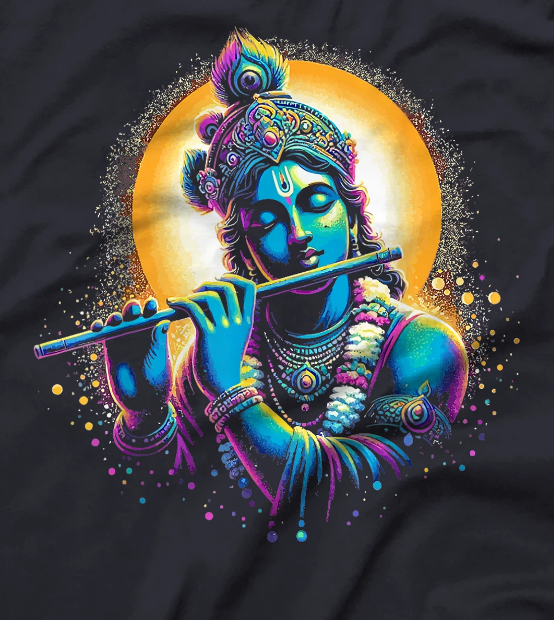 Womens Lord Shri Krishna Hindu God Lord Shri Krishna Lover Devotee T-Shirt