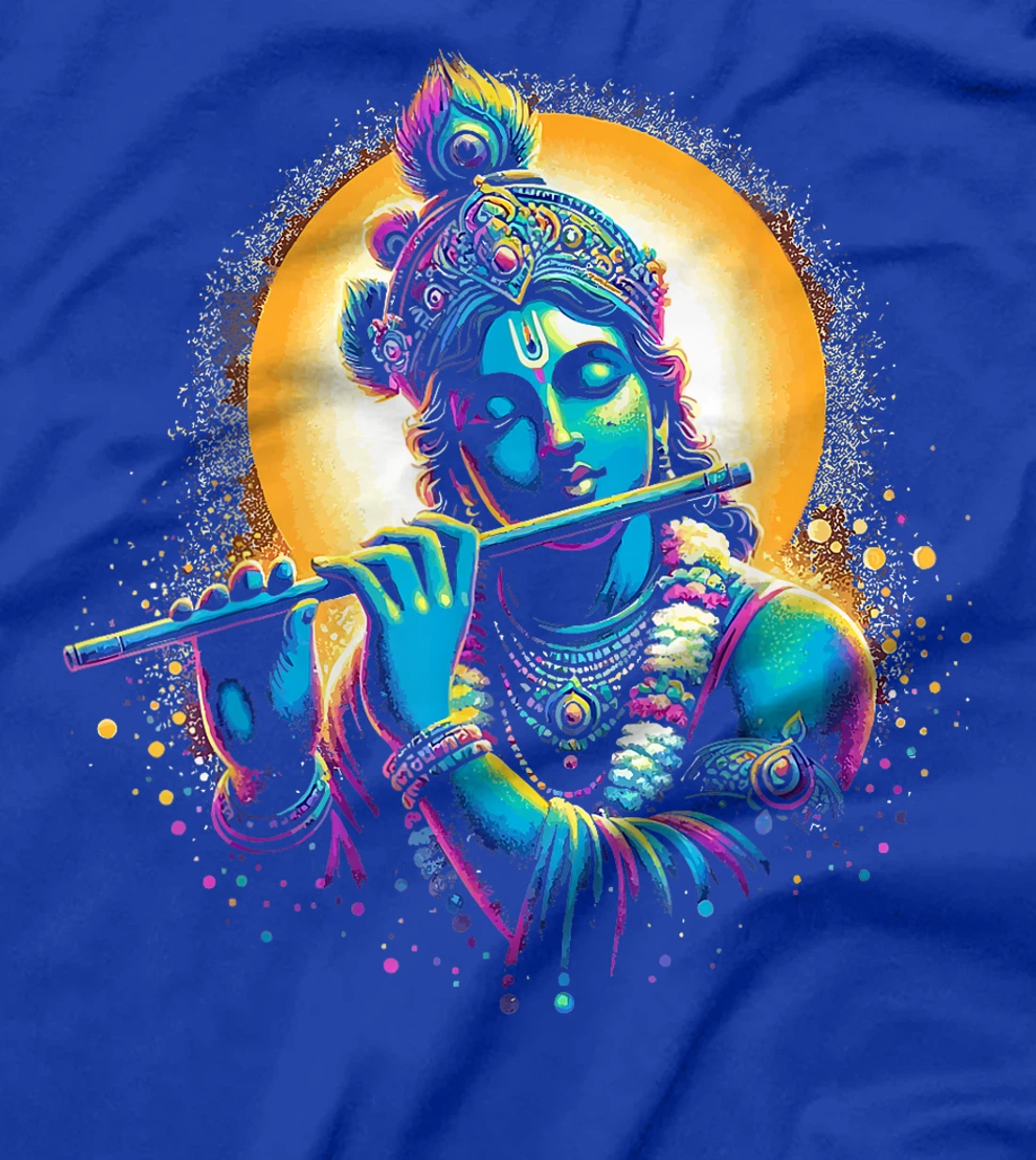 Womens Lord Shri Krishna Hindu God Lord Shri Krishna Lover Devotee T-Shirt