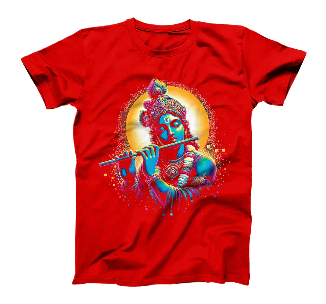 Womens Lord Shri Krishna Hindu God Lord Shri Krishna Lover Devotee T-Shirt