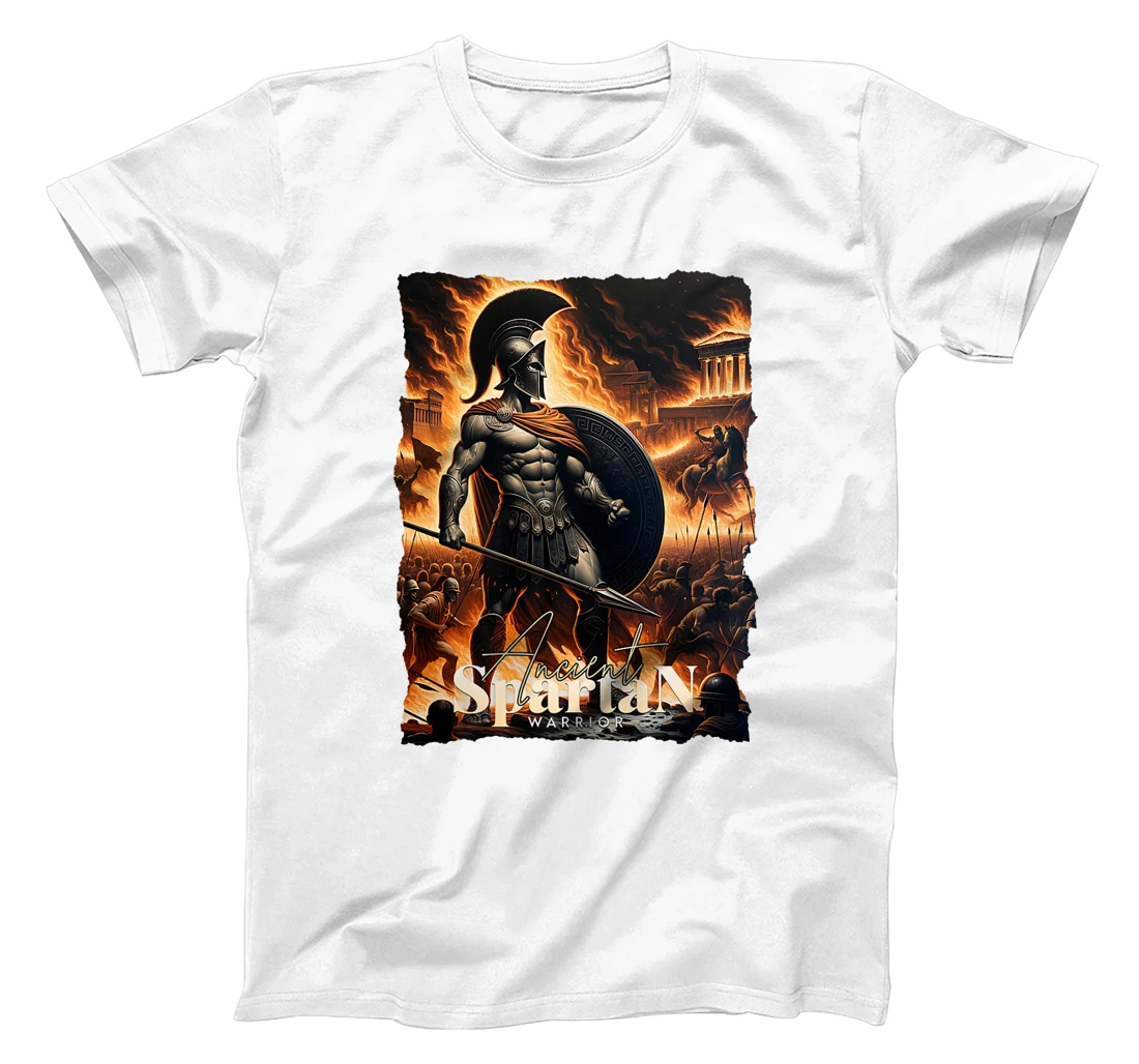 Ares Ancient Greek God Warrior Helmet Spartan Sparta Vintage Premium T-Shirt