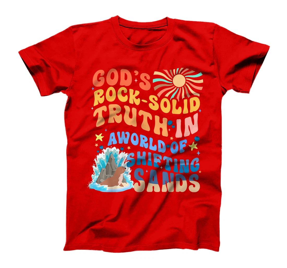 God's Rock Solid Breaker Rock Beach VBS 2024 Christian T-Shirt