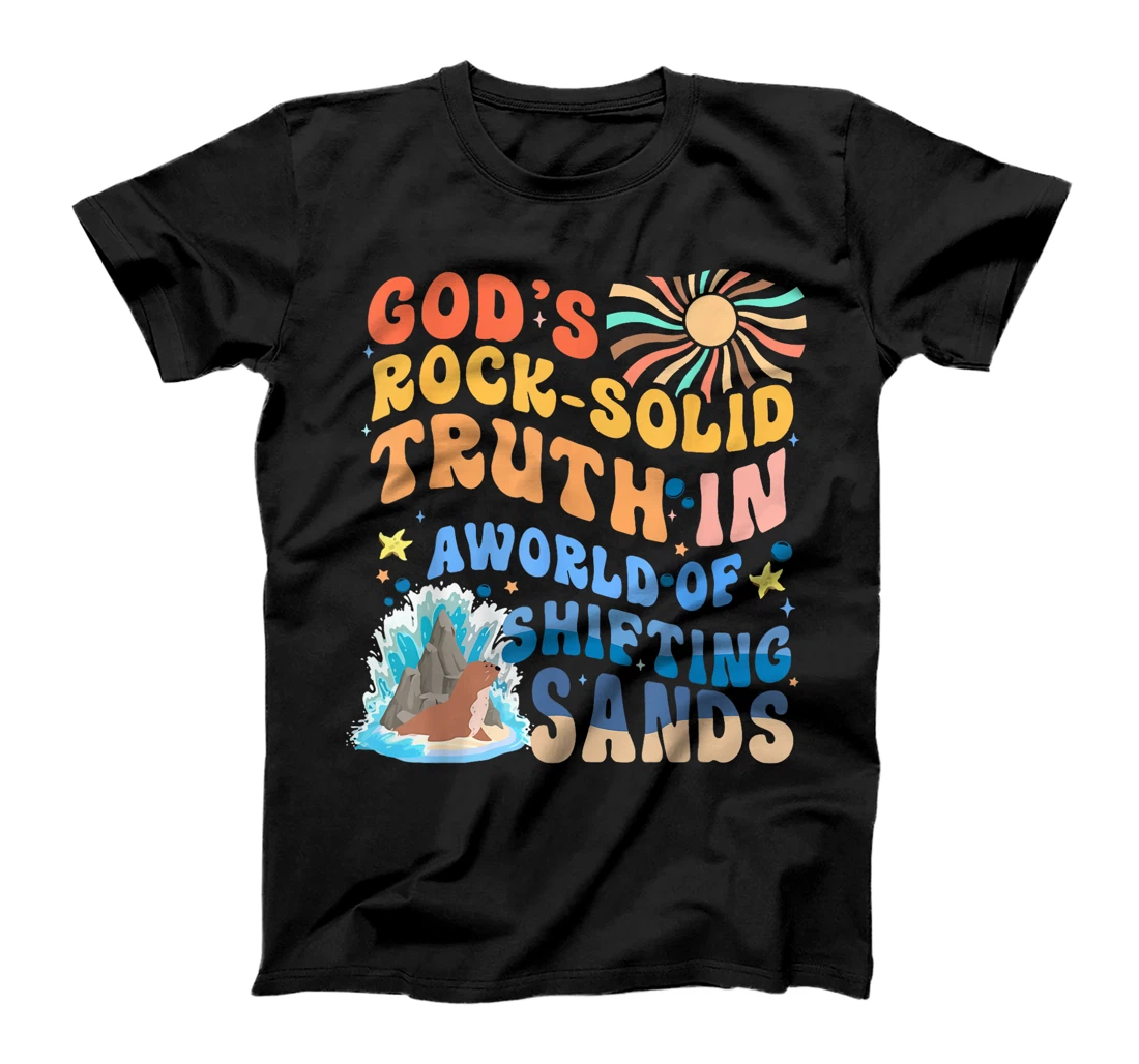 God's Rock Solid Breaker Rock Beach VBS 2024 Christian T-Shirt
