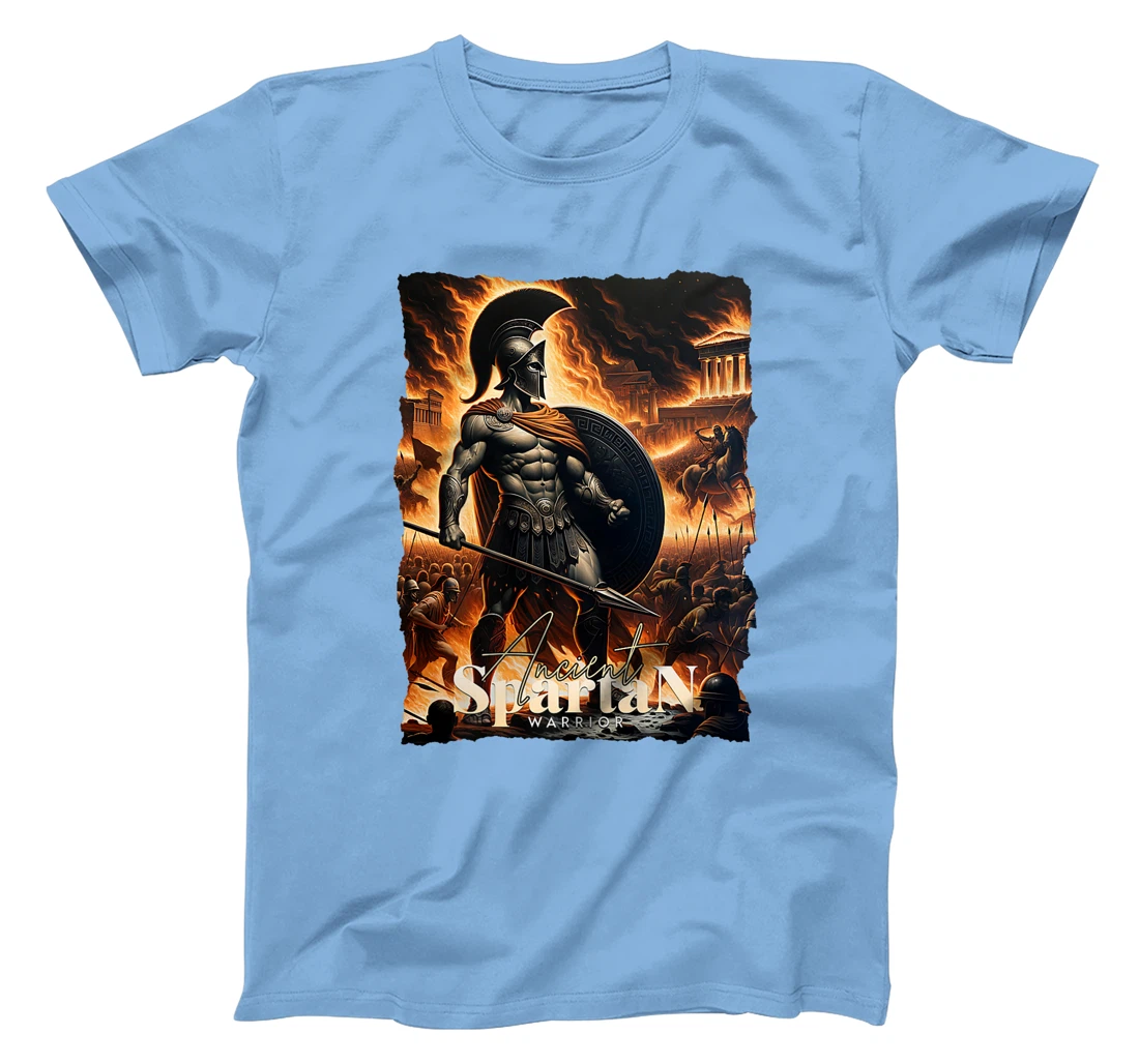 Ares Ancient Greek God Warrior Helmet Spartan Sparta Vintage Premium T-Shirt