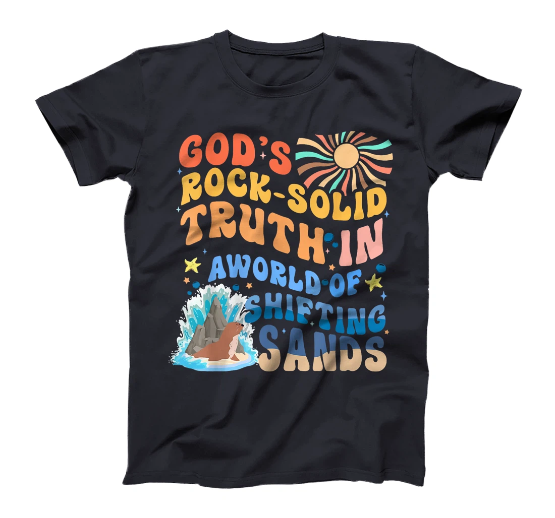 God's Rock Solid Breaker Rock Beach VBS 2024 Christian T-Shirt
