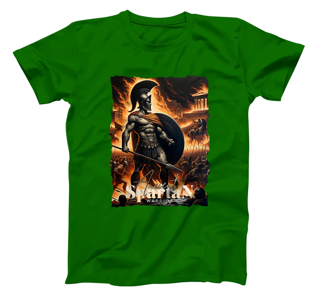 Ares Ancient Greek God Warrior Helmet Spartan Sparta Vintage Premium T-Shirt