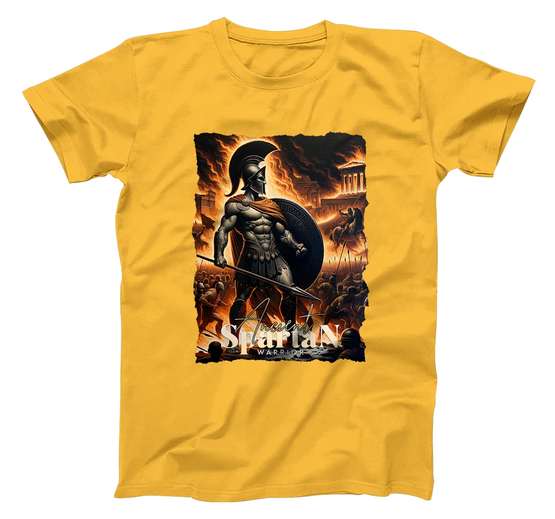 Ares Ancient Greek God Warrior Helmet Spartan Sparta Vintage Premium T-Shirt