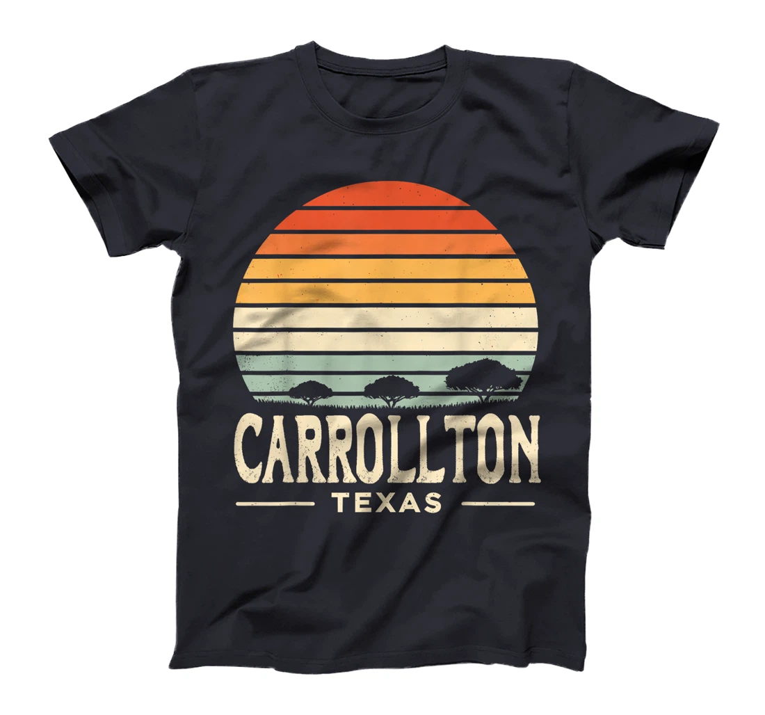 Carrollton Texas Vintage Retro Texas State T-Shirt