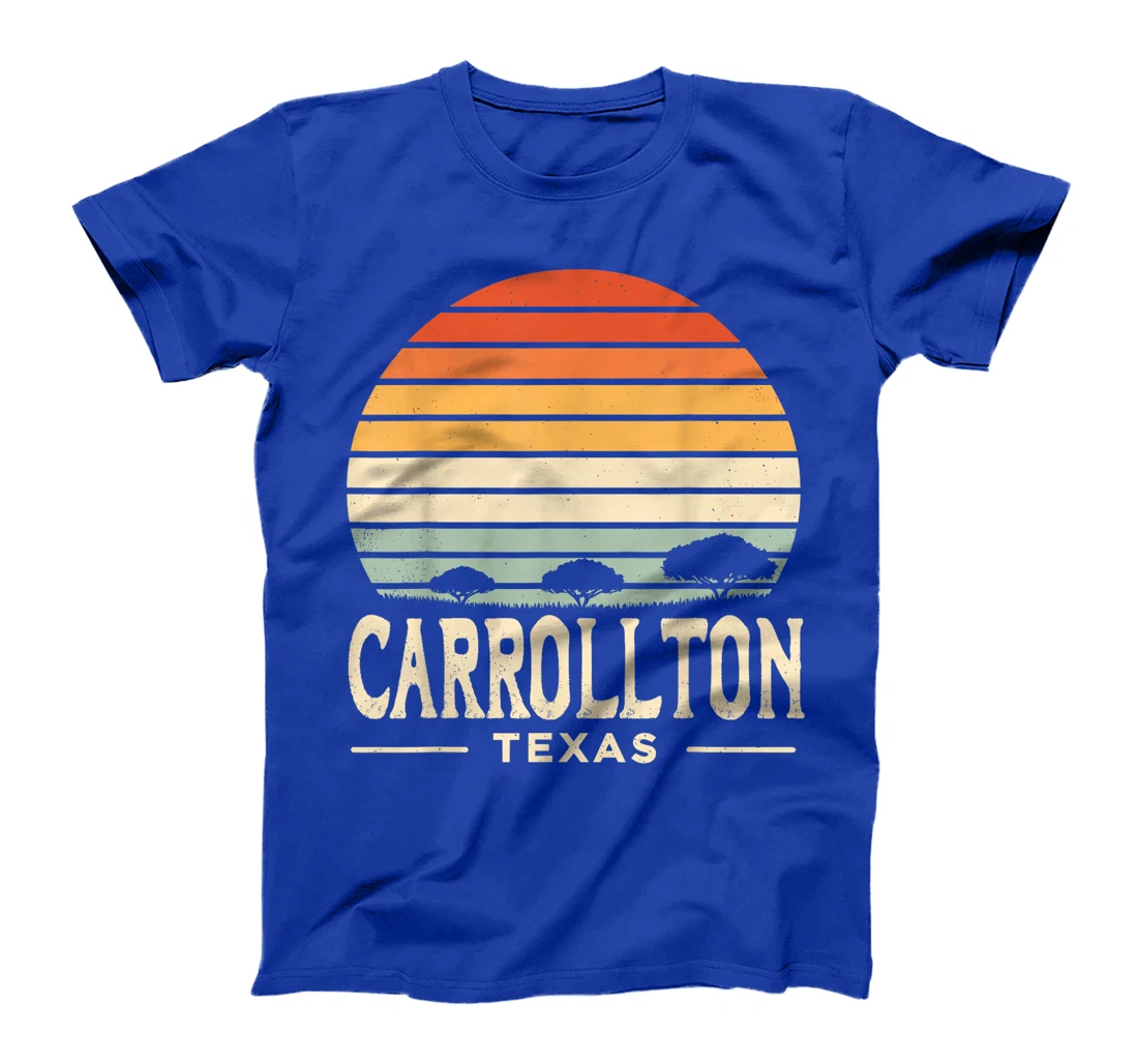 Carrollton Texas Vintage Retro Texas State T-Shirt