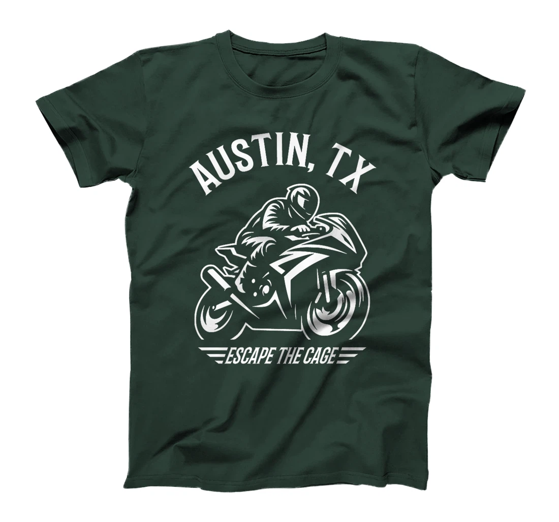 Austin Texas Sport Bike Motorcycle Racing Design Premium T-Shirt