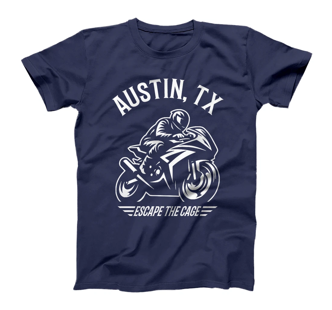 Austin Texas Sport Bike Motorcycle Racing Design Premium T-Shirt