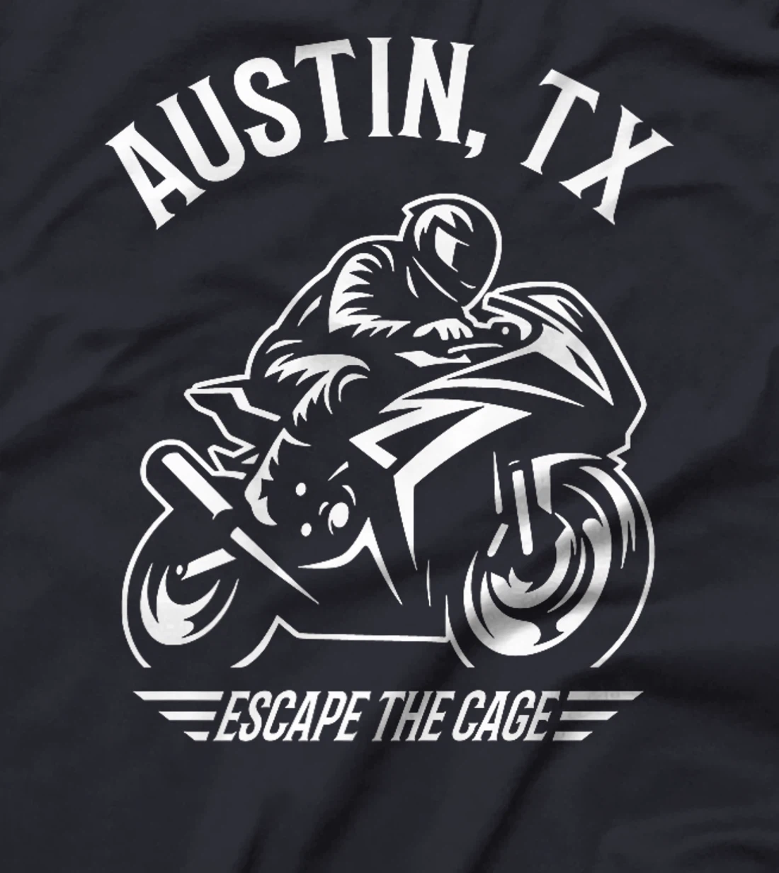 Austin Texas Sport Bike Motorcycle Racing Design Premium T-Shirt