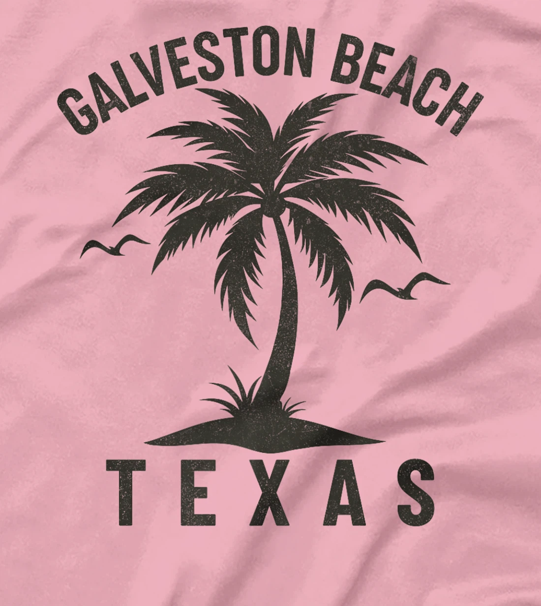 Galveston Beach Texas Palm Tree Tropical Beach Summer Premium T-Shirt