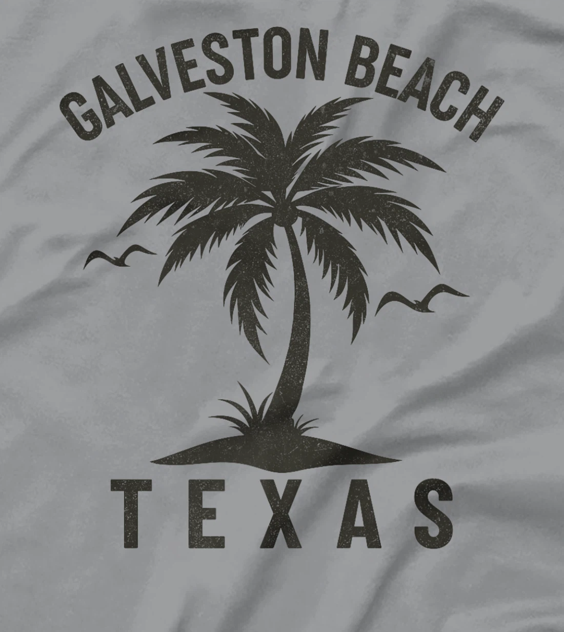Galveston Beach Texas Palm Tree Tropical Beach Summer Premium T-Shirt