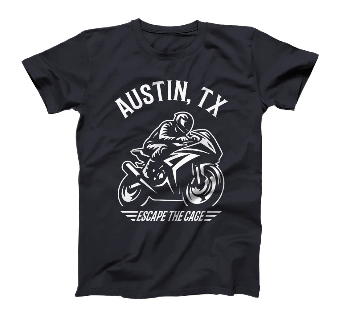 Austin Texas Sport Bike Motorcycle Racing Design Premium T-Shirt