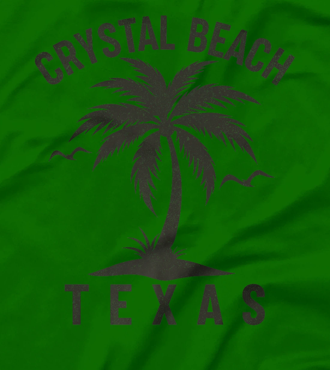 Crystal Beach Texas Palm Tree Tropical Beach Summer Premium T-Shirt