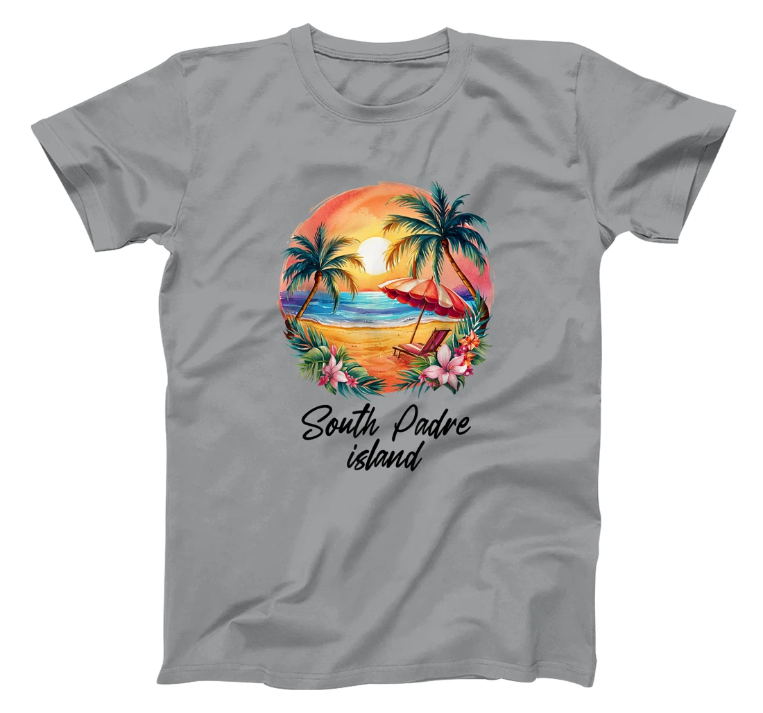 Womens South Padre Island Travel, Texas Tourist Summer Vacation T-Shirt
