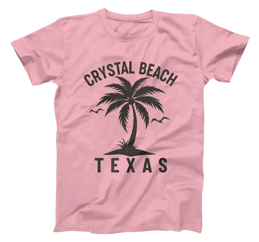 Crystal Beach Texas Palm Tree Tropical Beach Summer Premium T-Shirt