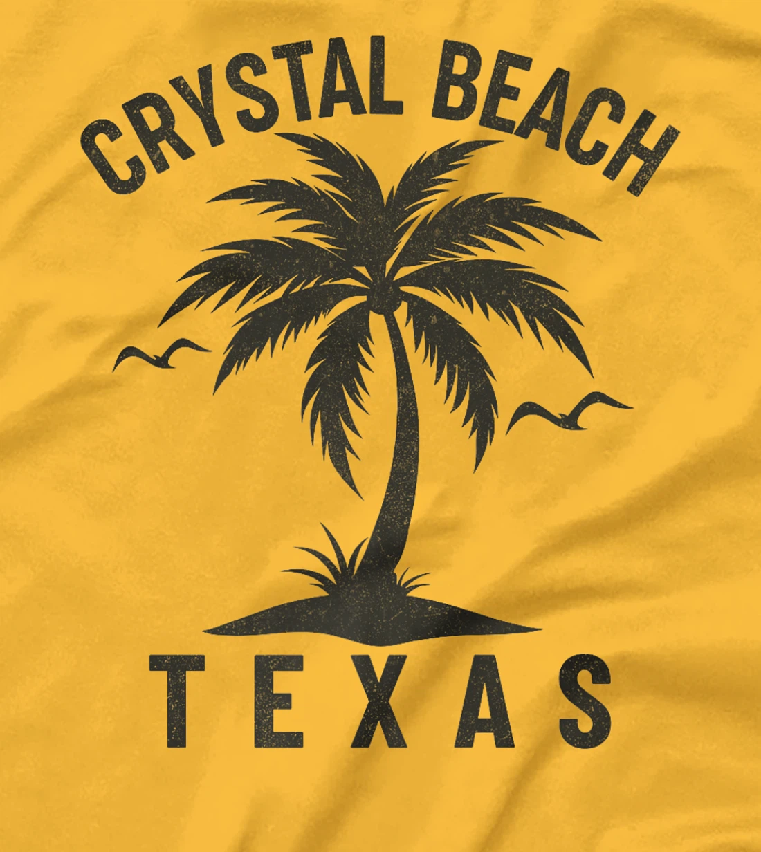 Crystal Beach Texas Palm Tree Tropical Beach Summer Premium T-Shirt