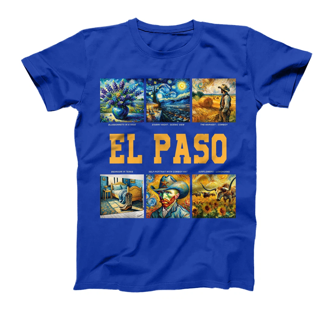 El Paso, Texas Van Gogh Inspired Art T-Shirt