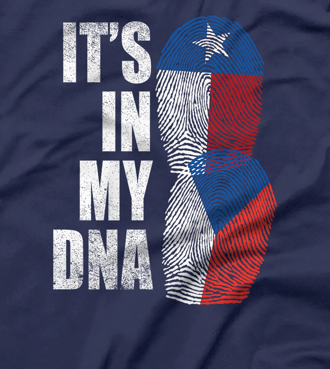 Czech Texan Flag It’s In My DNA Texas Czech Republic Premium T-Shirt