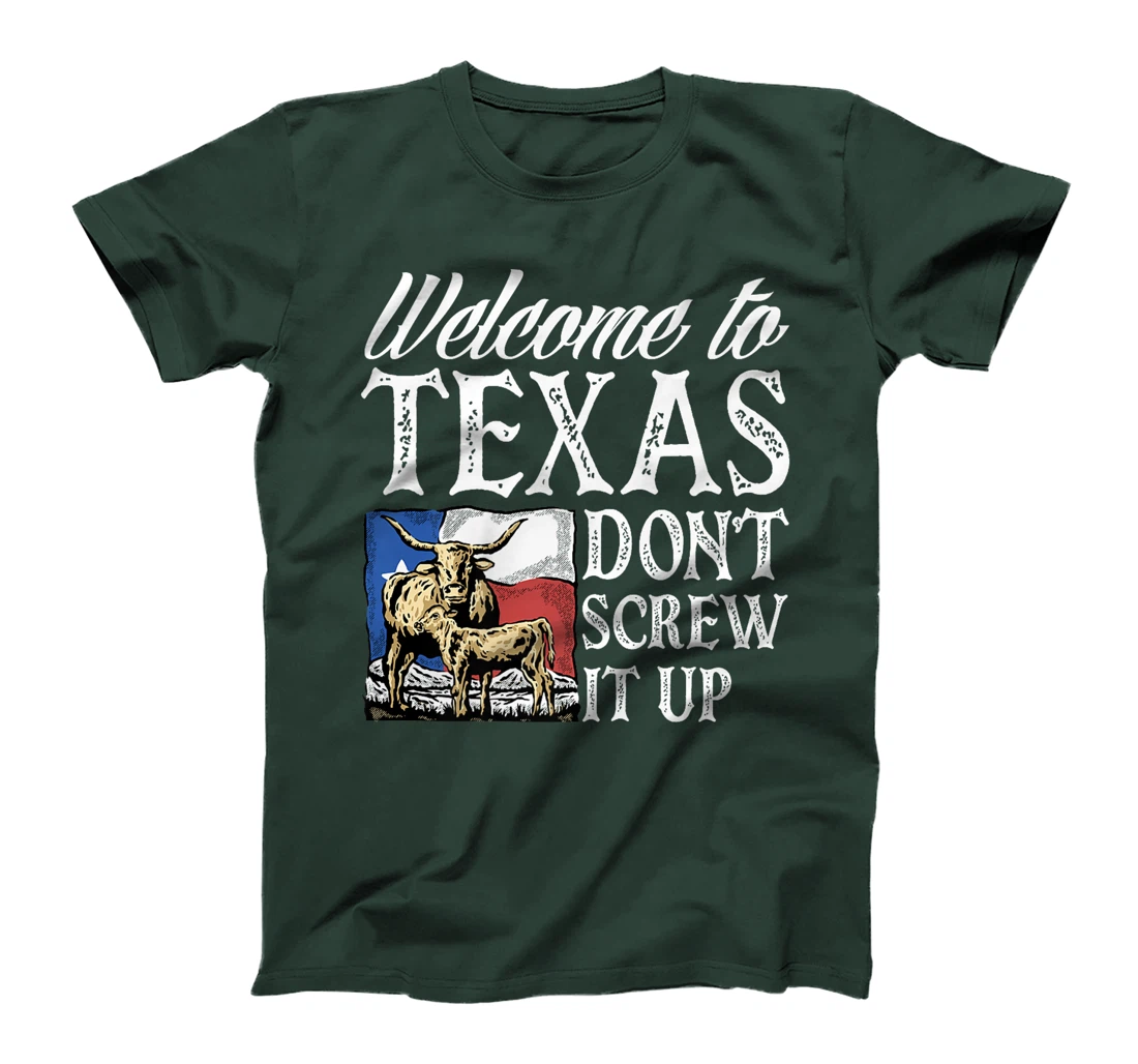 Welcome To Texas Texas Texen Pride Premium T-Shirt