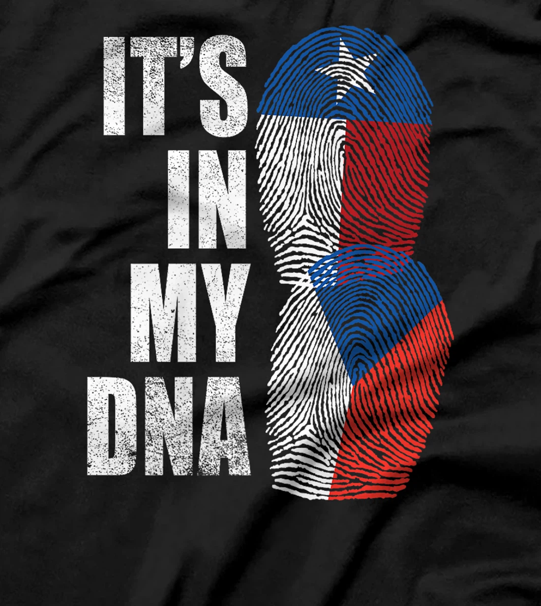 Czech Texan Flag It’s In My DNA Texas Czech Republic Premium T-Shirt