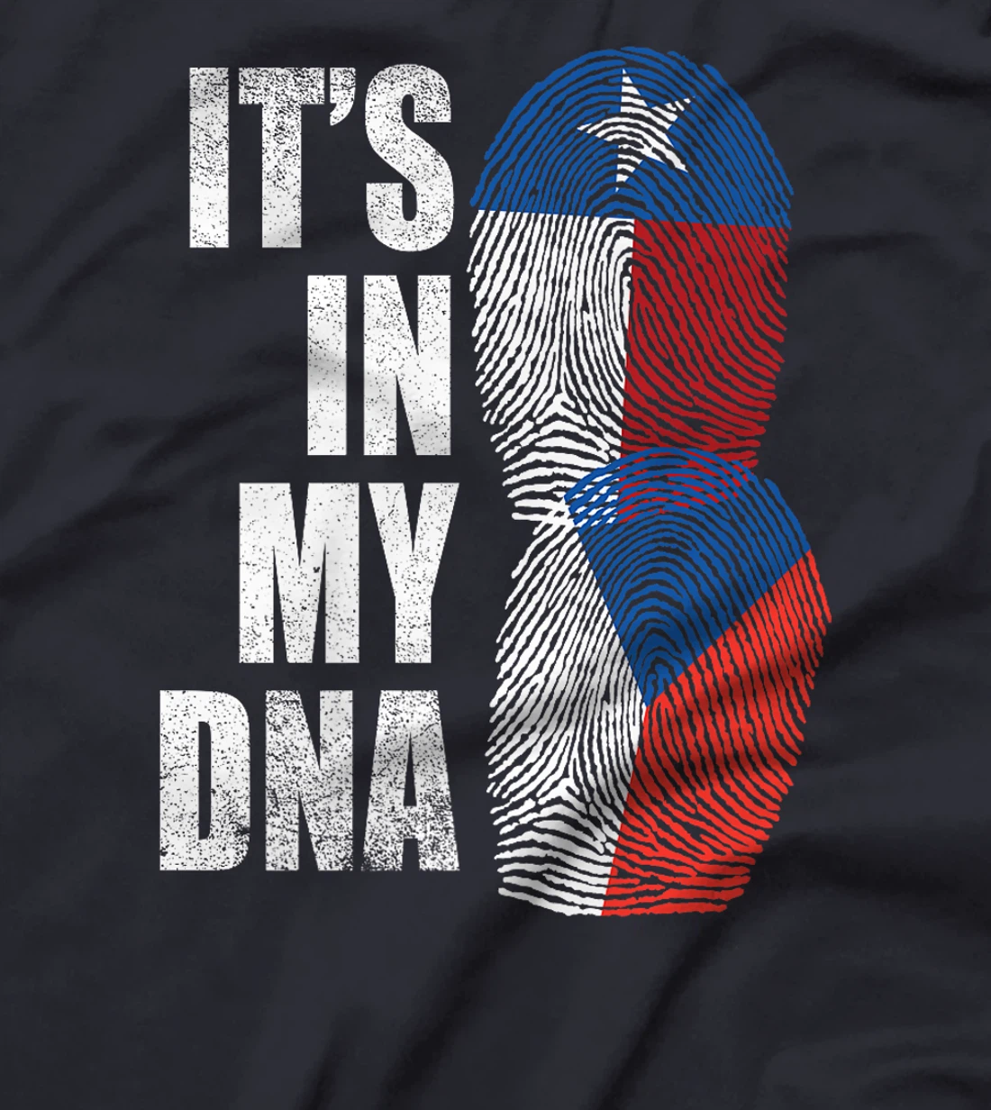 Czech Texan Flag It’s In My DNA Texas Czech Republic Premium T-Shirt