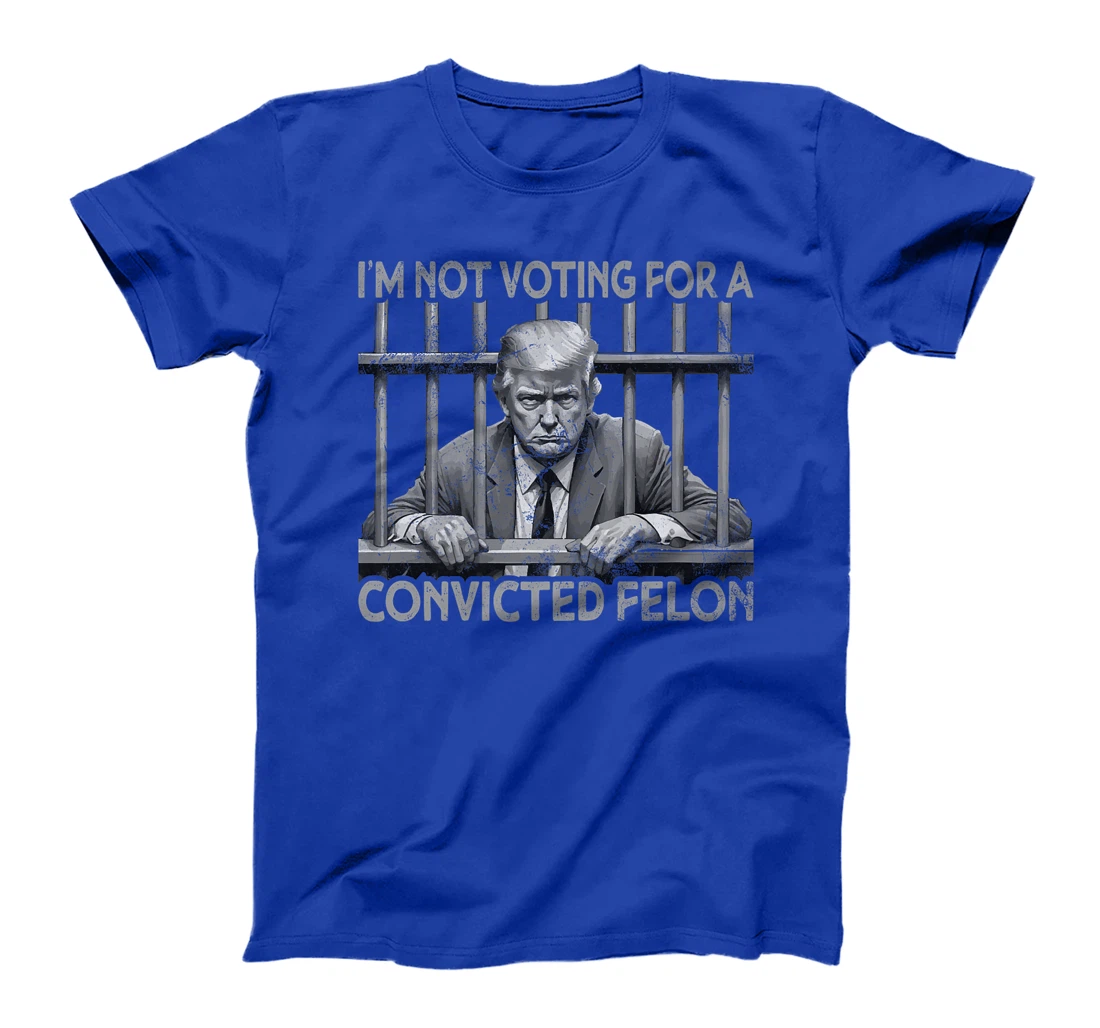Still Not Voting Convicted Felon Vintage US Flag Trump Premium T-Shirt