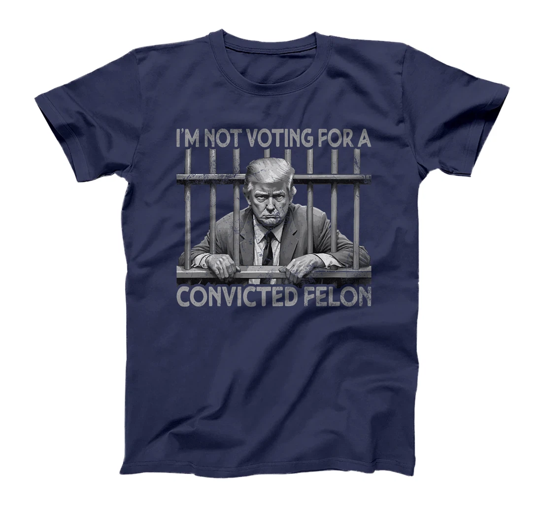 Still Not Voting Convicted Felon Vintage US Flag Trump Premium T-Shirt