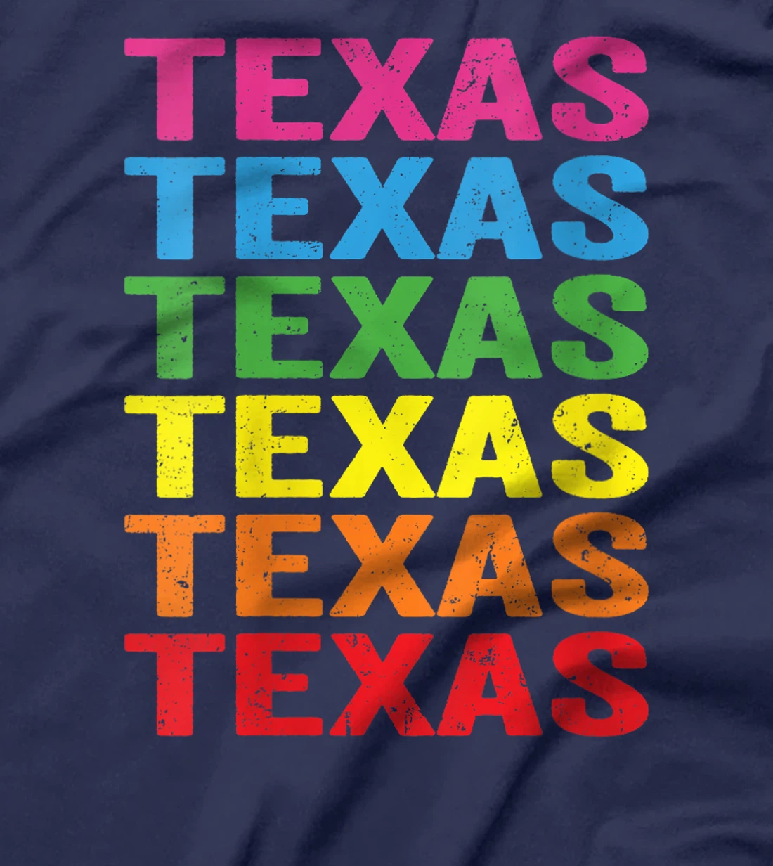 Womens State of Texas LGBTQ Rainbow Flag Lesbian Gay Pride Month T-Shirt