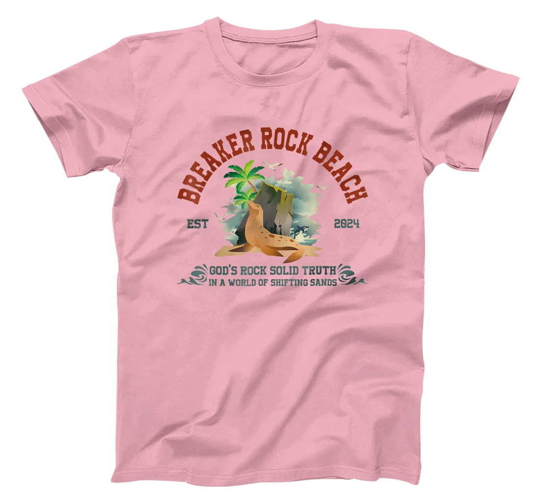 Breaker Rock Beach Vbs 2024 Christian God'S Rock Solid Truth T-Shirt