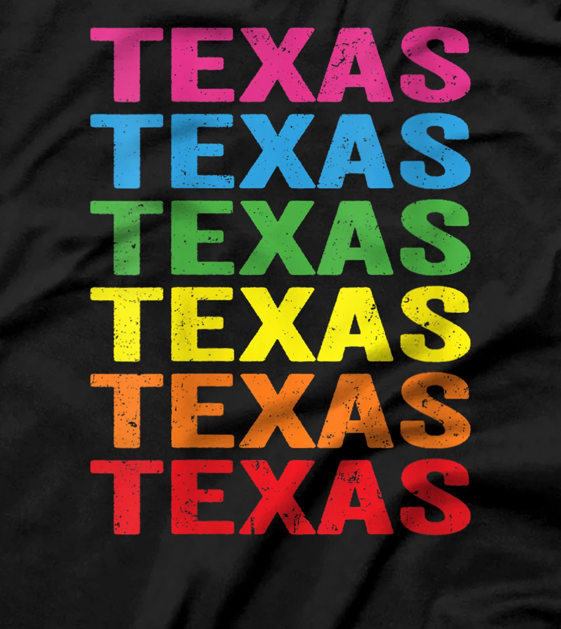 Womens State of Texas LGBTQ Rainbow Flag Lesbian Gay Pride Month T-Shirt