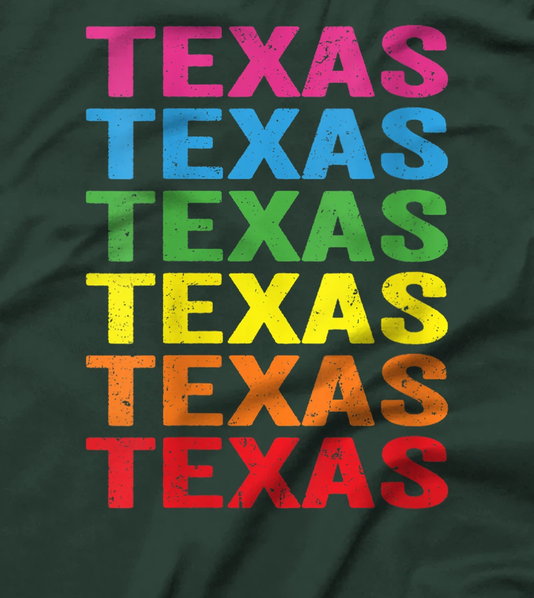 Womens State of Texas LGBTQ Rainbow Flag Lesbian Gay Pride Month T-Shirt