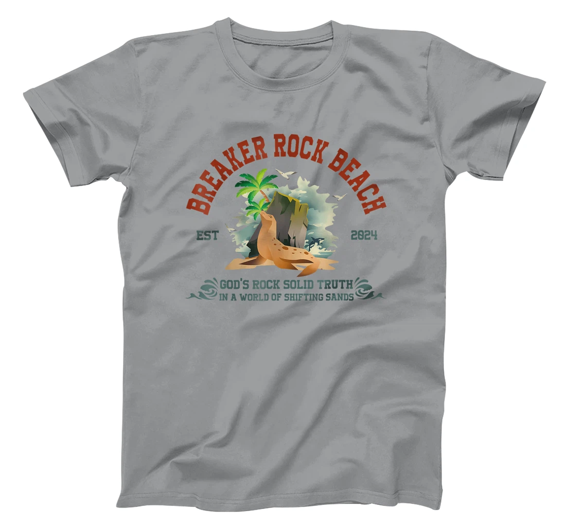 Breaker Rock Beach Vbs 2024 Christian God'S Rock Solid Truth T-Shirt