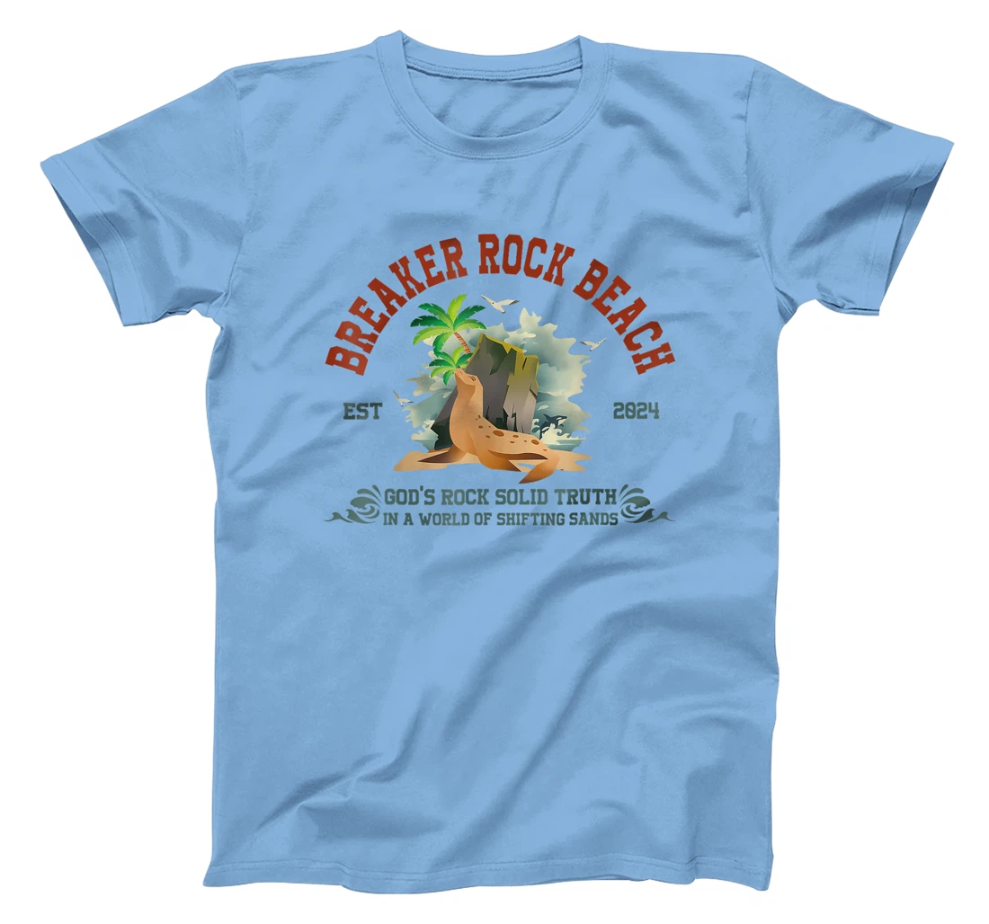 Breaker Rock Beach Vbs 2024 Christian God'S Rock Solid Truth T-Shirt