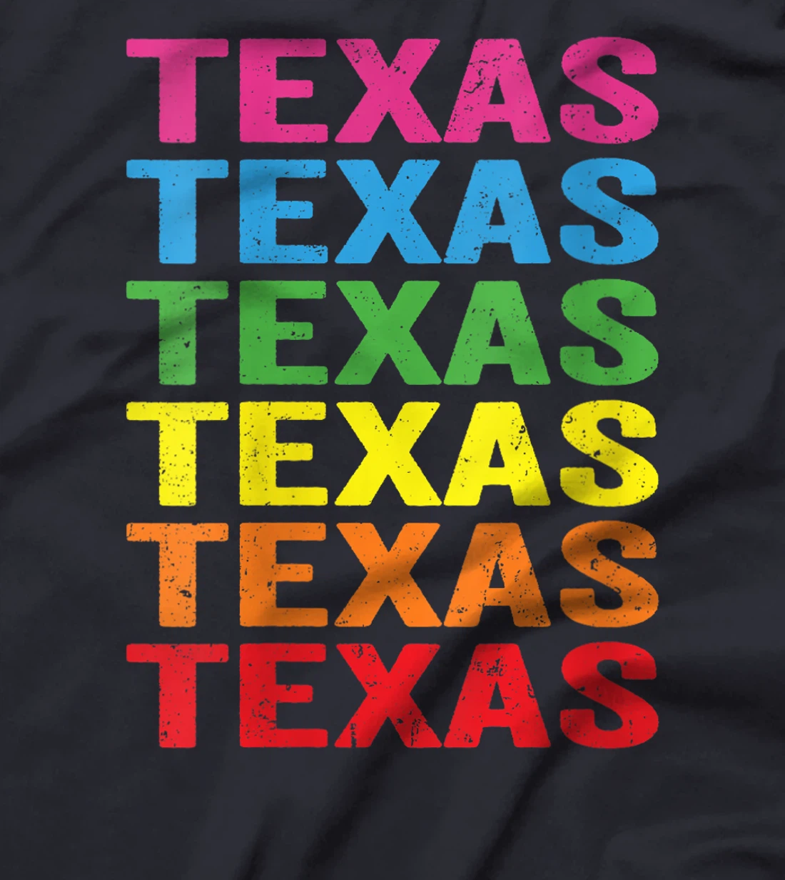 Womens State of Texas LGBTQ Rainbow Flag Lesbian Gay Pride Month T-Shirt