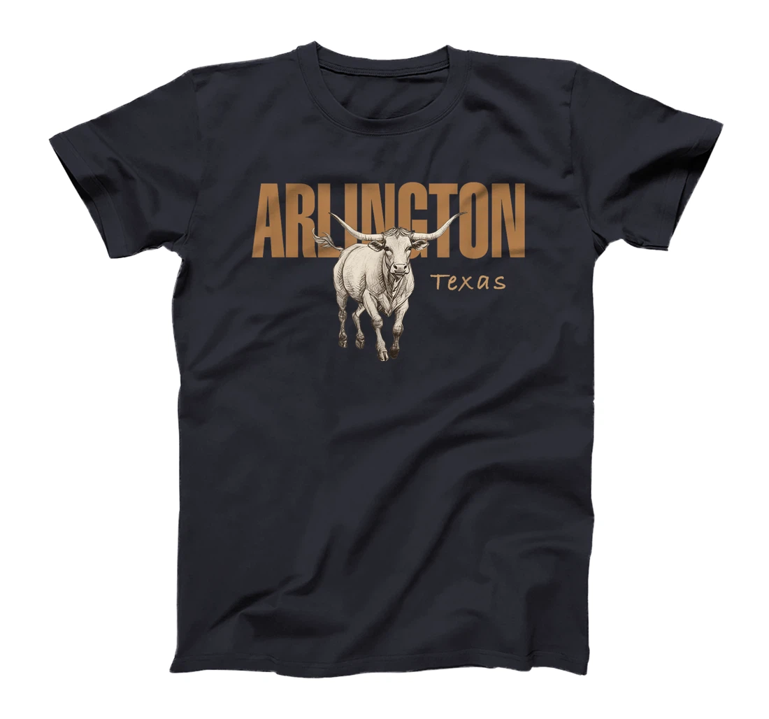 Arlington Texas Vintage Western Design T-Shirt