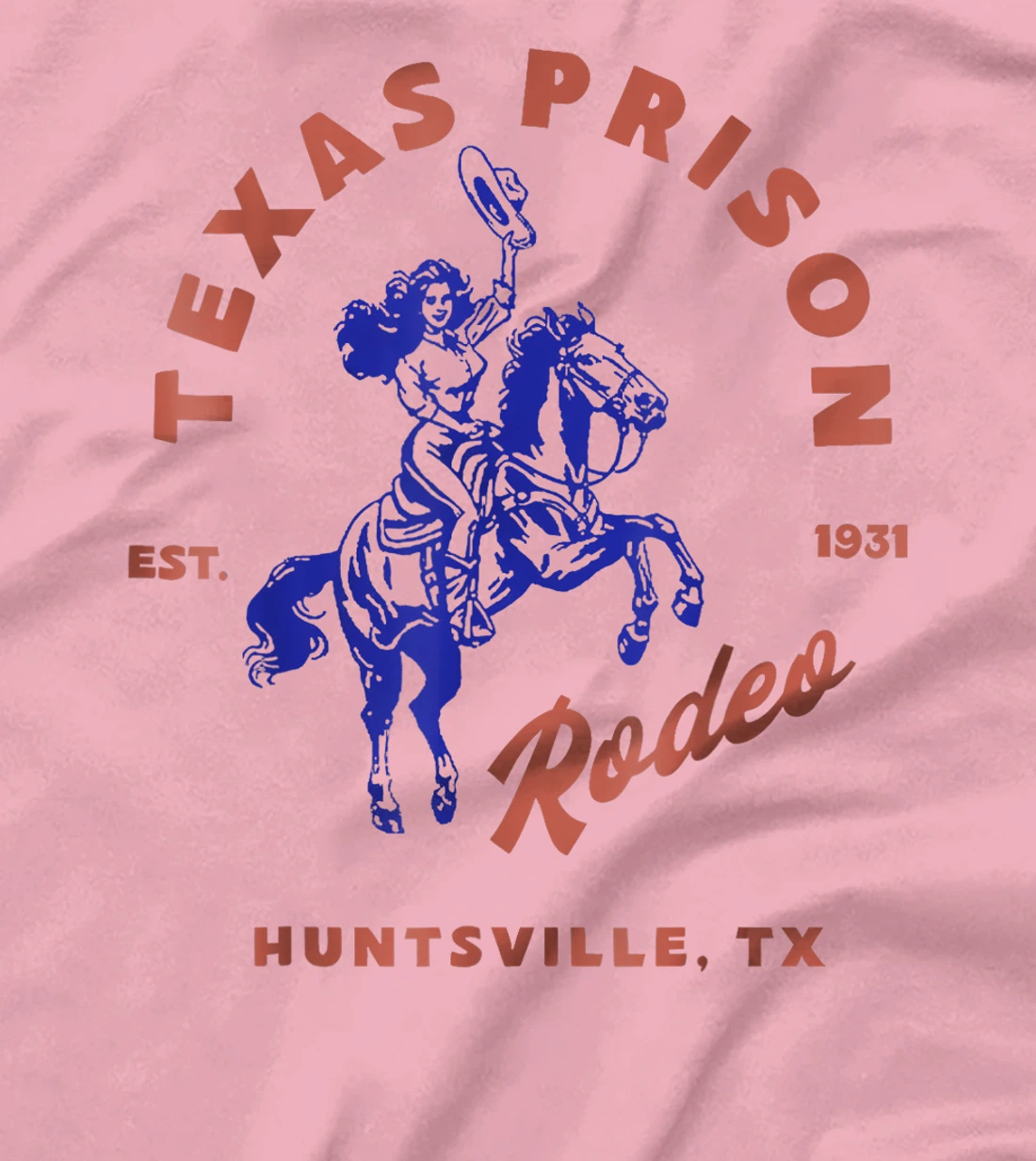 Texas Prison Rodeo Cowboy Cowgirl Western T-Shirt