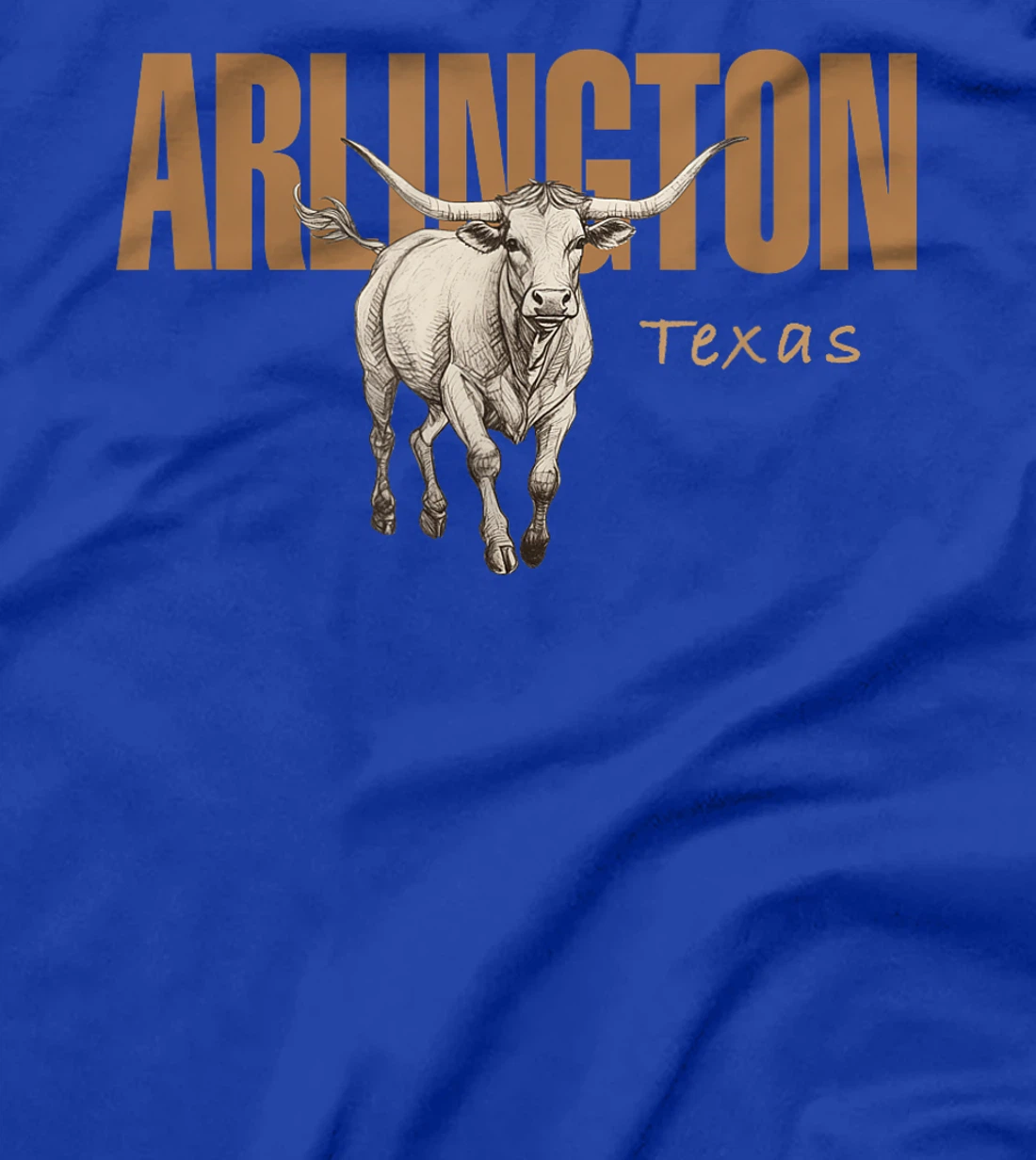 Arlington Texas Vintage Western Design T-Shirt
