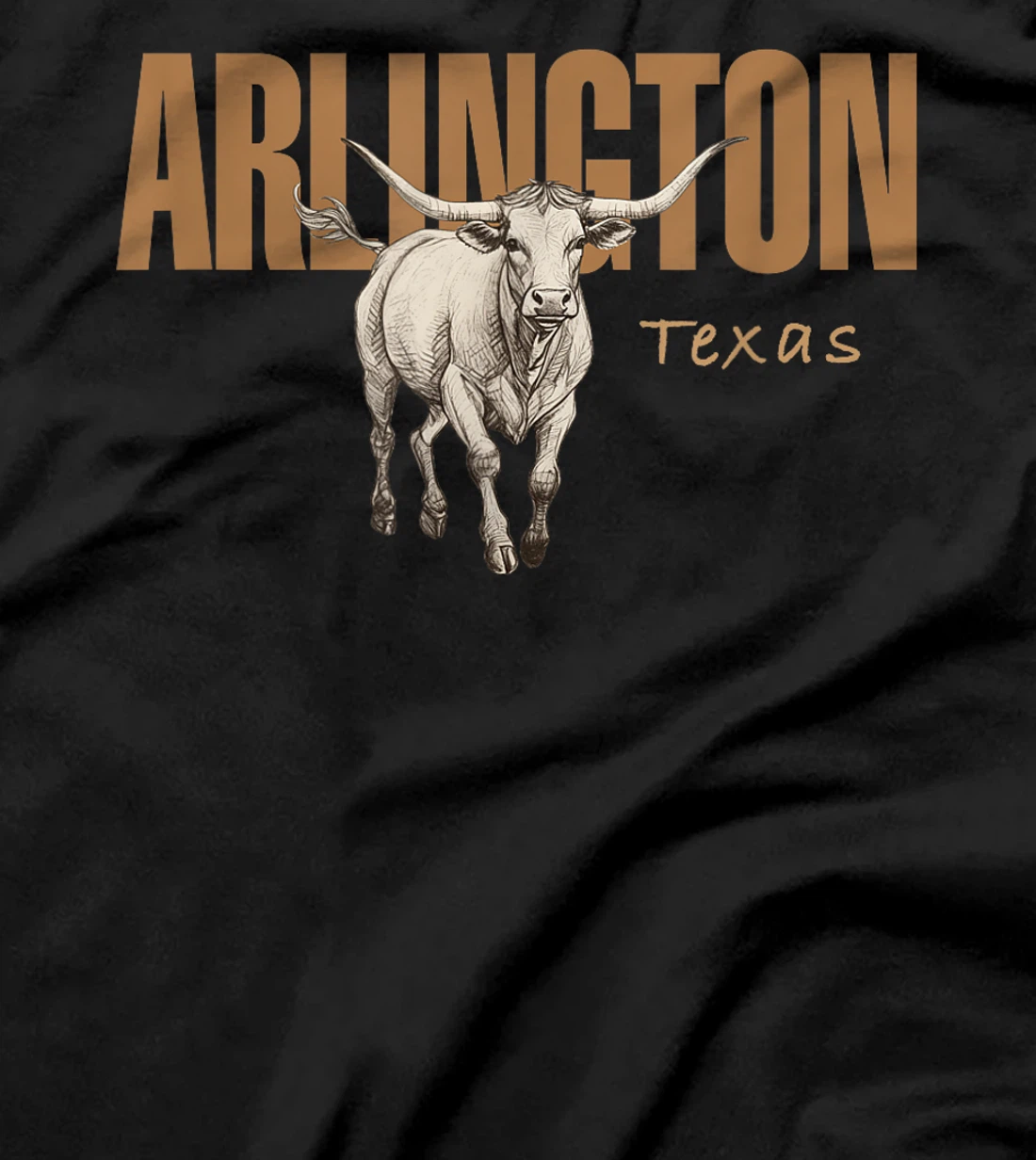 Arlington Texas Vintage Western Design T-Shirt