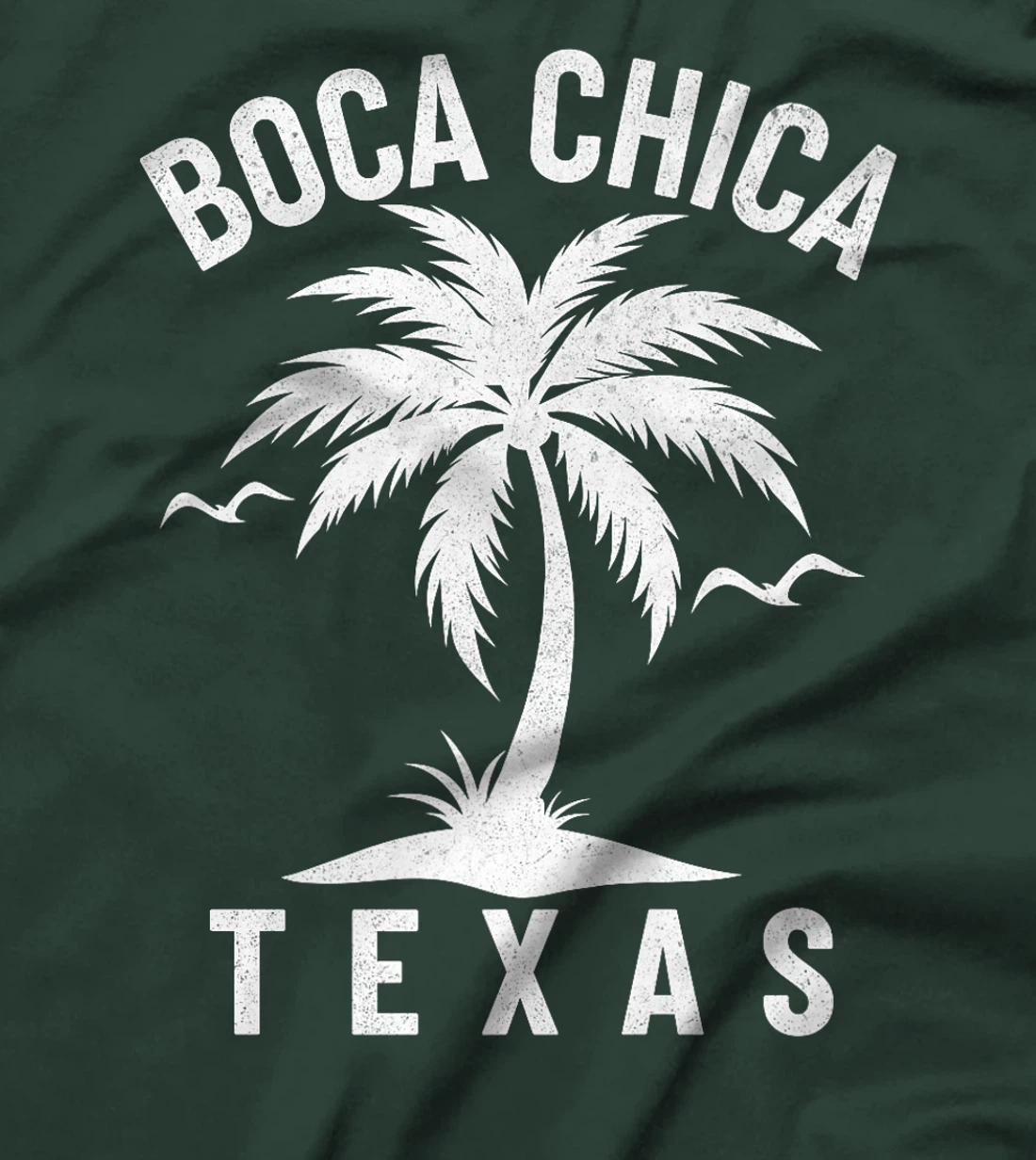 Boca Chica Beach Texas Palm Tree Tropical Summer Vacation Premium T-Shirt